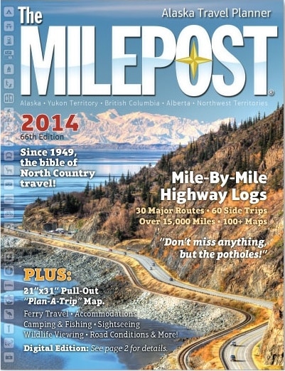 The Milepost is an essential resource on an Alaska road trip